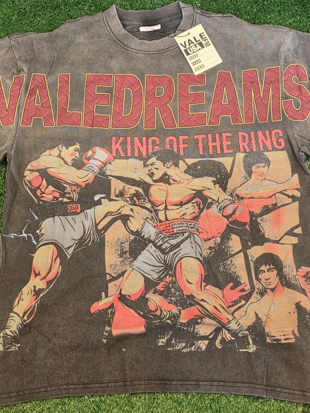 Valle Dreams King of the Ring T-Shirt – Vintage Wash – Size L